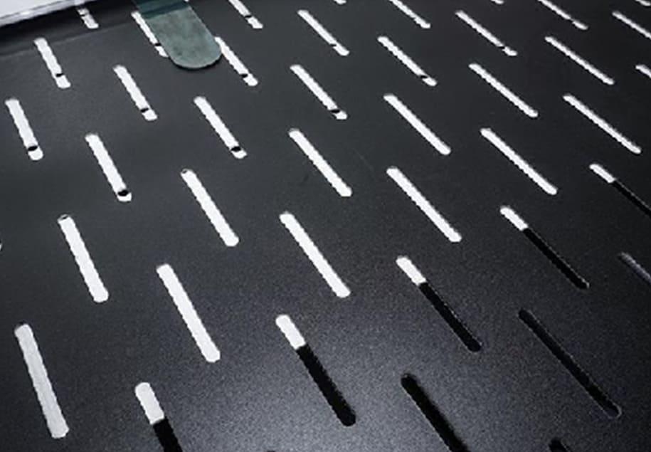 Rubber anti-skid track.
